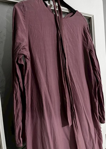 Pembe Uzun, Salaş, Keten Kadın Elbise - Görsel 3