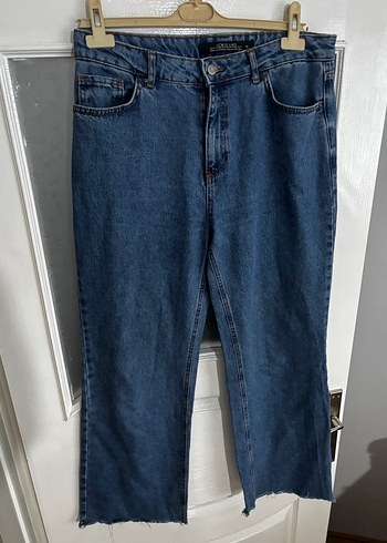 Kadın Mavi Denim  Kot Pantolon - Görsel 6