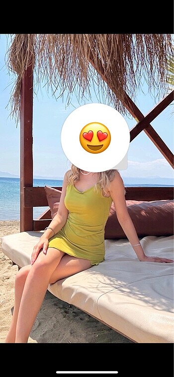Diğer Yeşil kumaş elbise