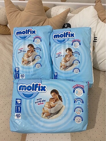 Molfix 1 numara bebek bezi