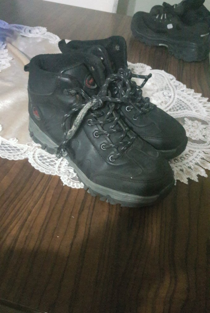 Siyah Bağcıklı Erkek Kauçuk Bot 36numara - Görsel 4