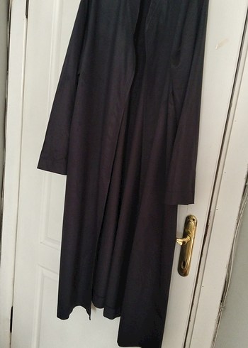 erkek Beyaz Uzun Kollu Salaş Uzun Boy Elbise - Görsel 7