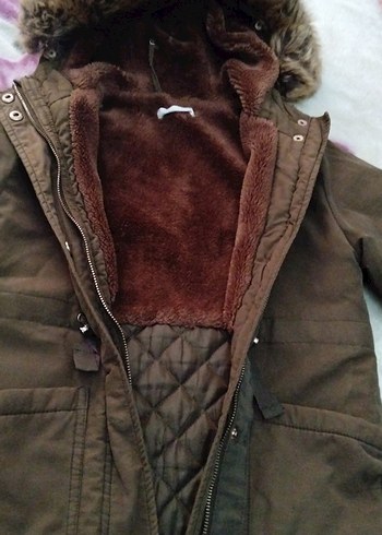 erkek cocuk askeri yesil uzun kaban - Görsel 5