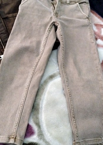 erkek cocuk askeri yesil uzun kaban - Görsel 2