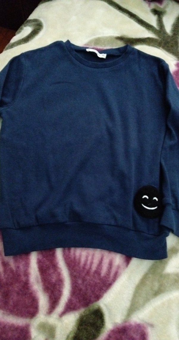 Erkek Bağcıklı Mavi Batik Desenli Denim Pantolon - Görsel 5