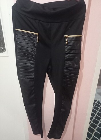 Trendyol & Milla Deri tayt pantolon