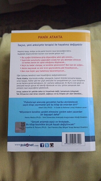 Beden Panik atakta