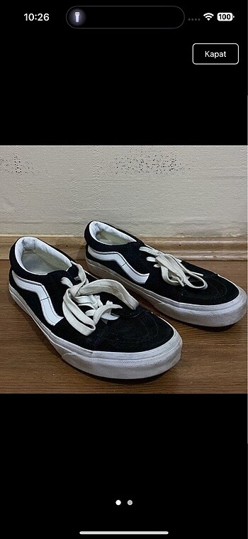 Vans Vans temiz az giyildi