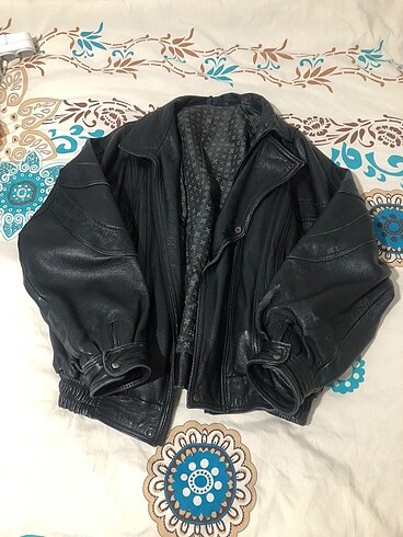 American vintage bomber deri ceket