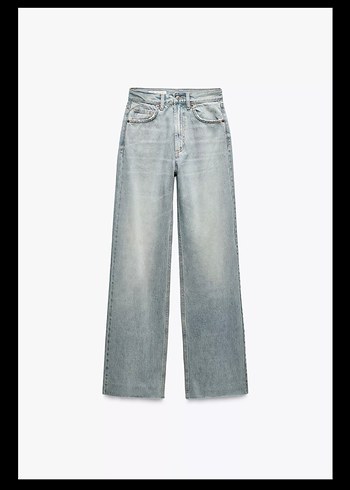 38 Beden mavi Renk Zara Kadın Kot Pantolon
