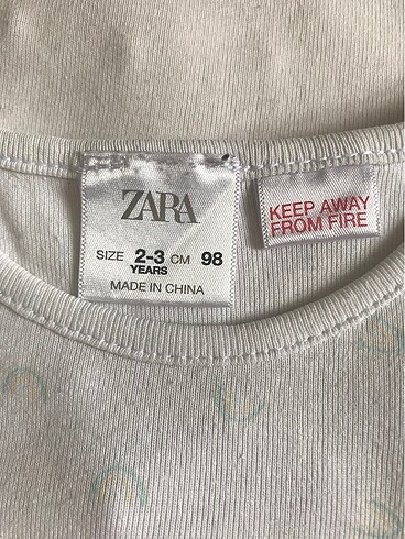 3 Yaş Beden Zara 5li kısa kollu çıtçıtlı body