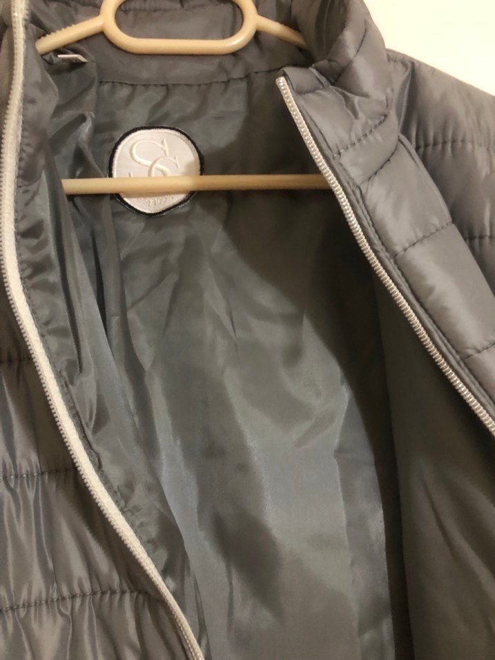 Erkek Çocuk Gri Fermuarlı Mont - Görsel 4