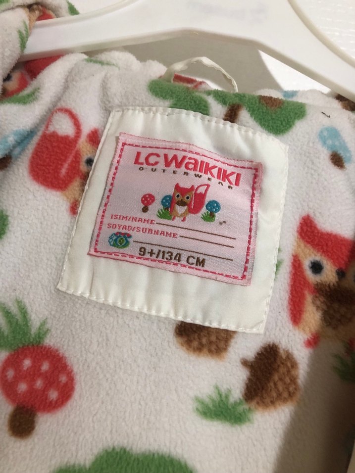 Kız Çocuk Beyaz Fermuarlı Yelek - Görsel 2