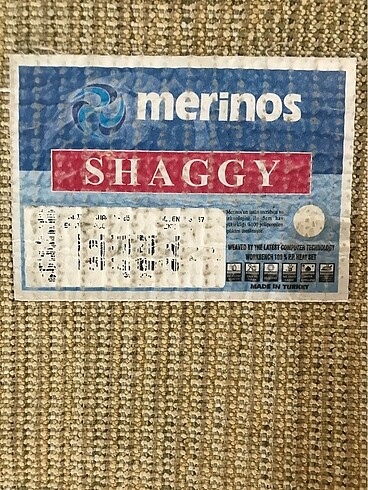  Beden çeşitli Renk 3 Parça SHAGGY Merinos yolluk