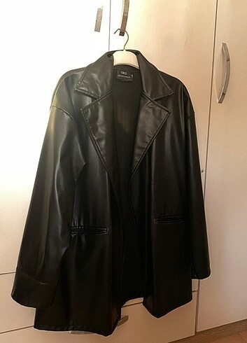 universal Beden Deri blazer ceket