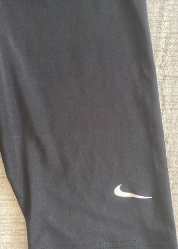 Siyah Düz Midi Spor Şort tayt - Görsel 6