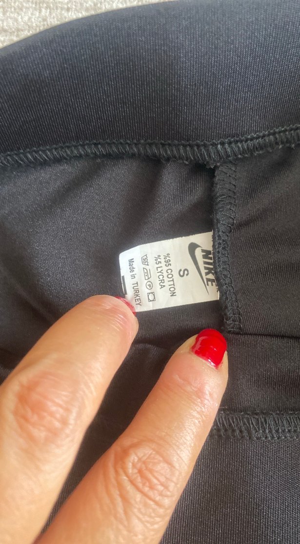 Siyah Düz Midi Spor Şort tayt - Görsel 5