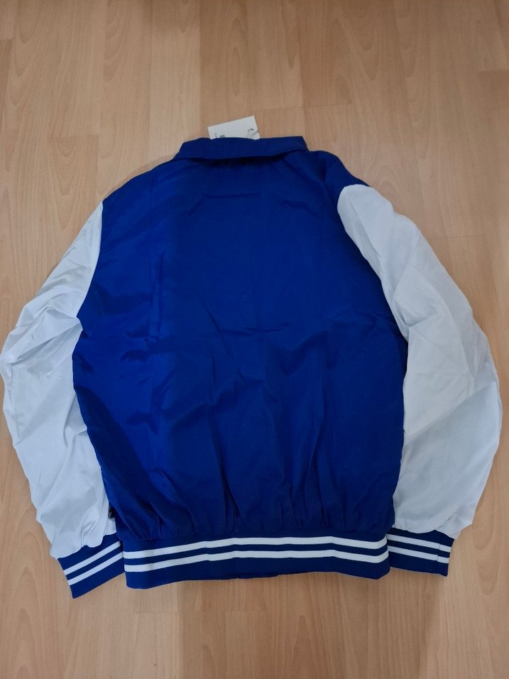 Oversize Polo Yaka Düğmeli Kadın Kolej Ceket - Görsel 2