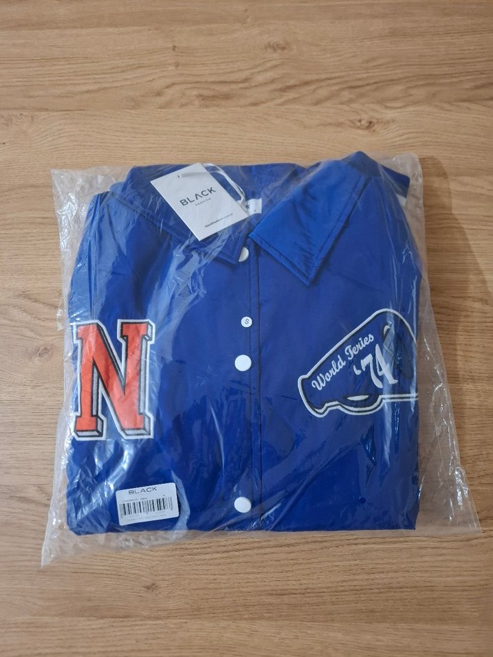 Oversize Polo Yaka Düğmeli Kadın Kolej Ceket - Görsel 5