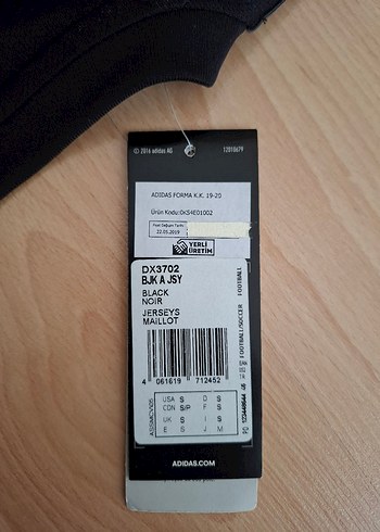 Orijinal Beşiktaş 2019/20 Deplasman Forması - Görsel 7