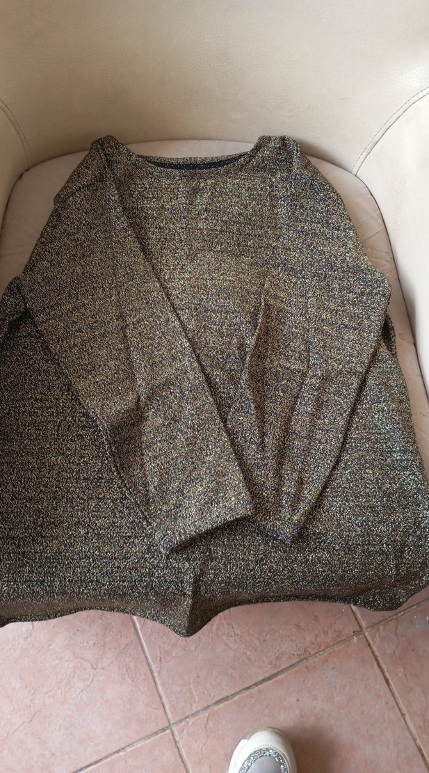 Gri Kadın Triko Uzun Kollu Basic simli Kazak - Görsel 4