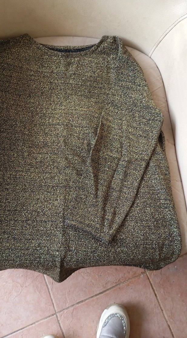 Gri Kadın Triko Uzun Kollu Basic simli Kazak - Görsel 3