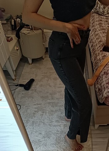 30 Beden Yırtmaçlı pantolon