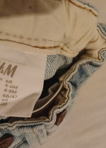 H&M Bol Kesim Kot Pantolon - Görsel 3