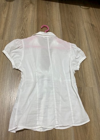 Y2k / coquette beyaz gömlek - Görsel 2