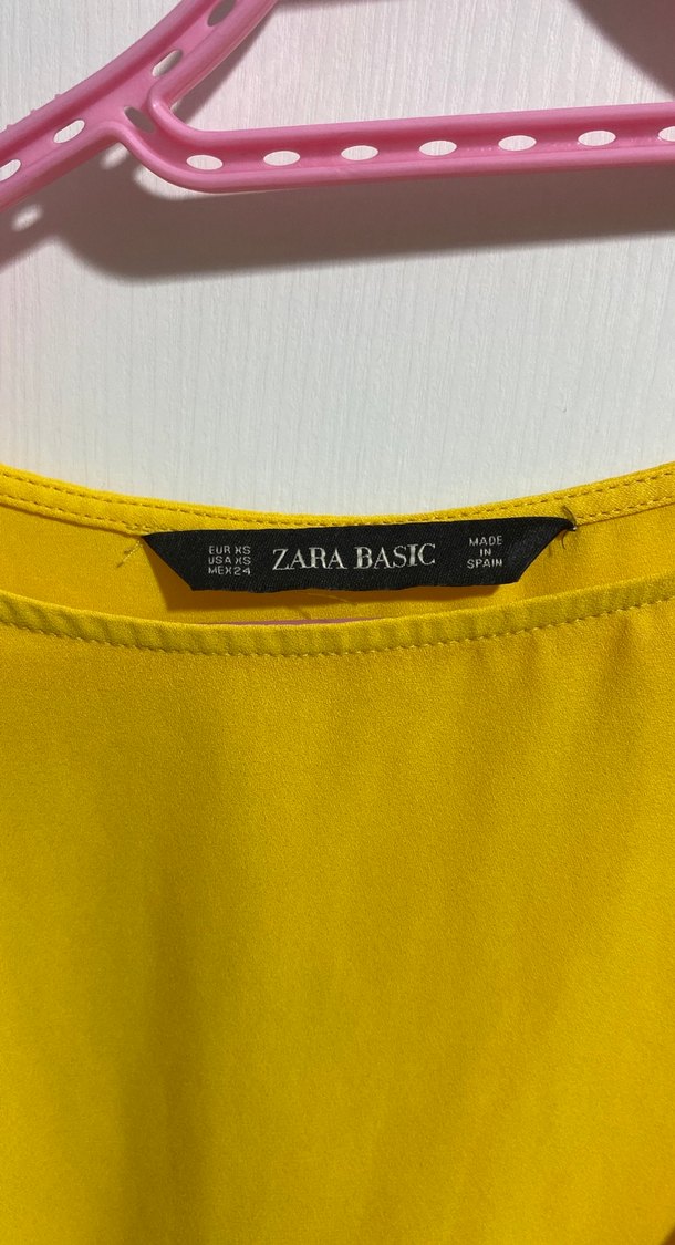 Zara bacis büzgülü bluz - Görsel 3