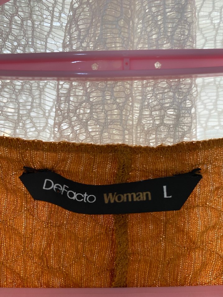 Kahverengi Kolsuz Uzun Elbise - Görsel 3