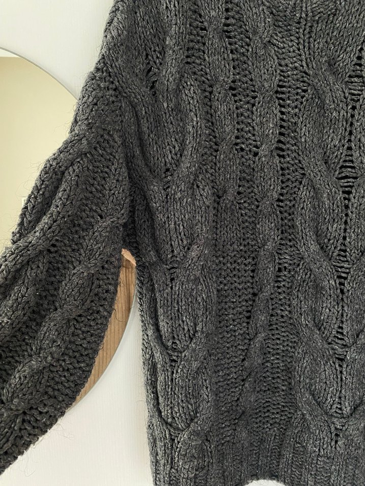 Bershka Örgü motifli Kazak - Görsel 2