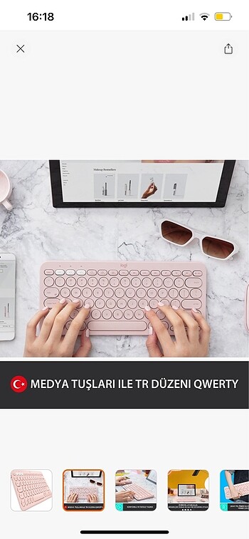 Logitech LOGİTECH SESSİZ KLAVYE