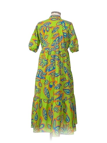 36 Beden Vintage Love Uzun Elbise %70 İndirimli.