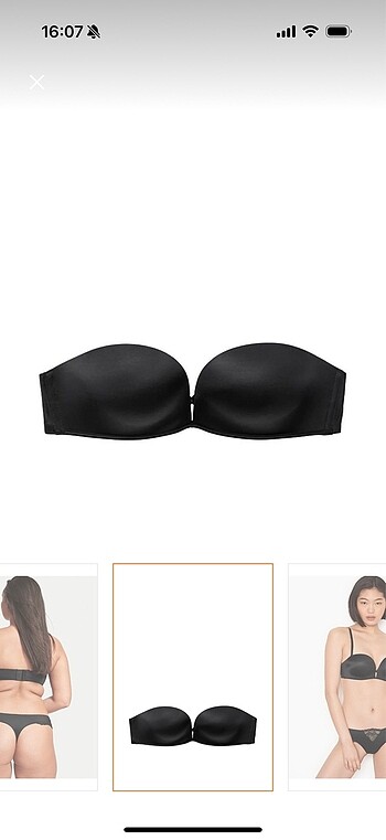 Victoria secret 2 beden büyük gösteren push up sütyen