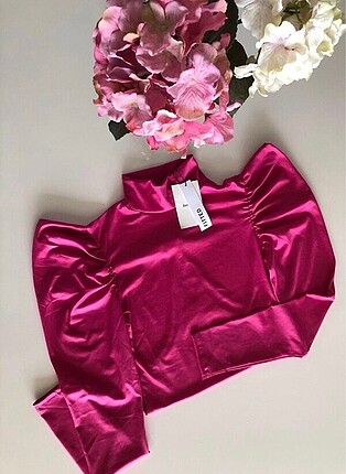 Bershka pembe bluz