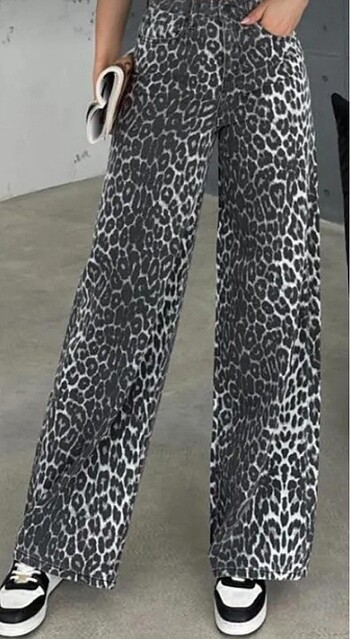 BASİC BAGGY PANTOLON LEOPAR