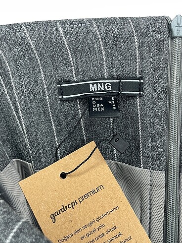 xs Beden gri Renk Mango Kısa Elbise %70 İndirimli.