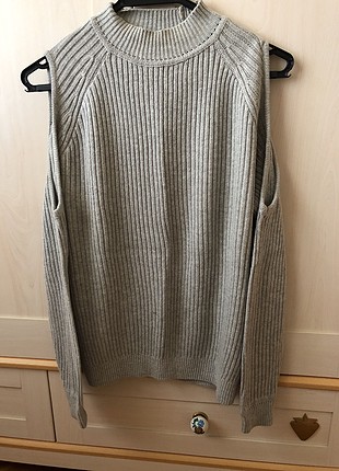H&M H&M omuzları oyuk kadın kazak