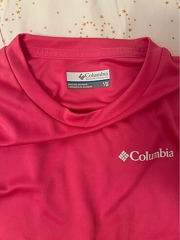 11-12 Yaş Beden pembe Renk Columbia Pembe Uzun Kollu Üst