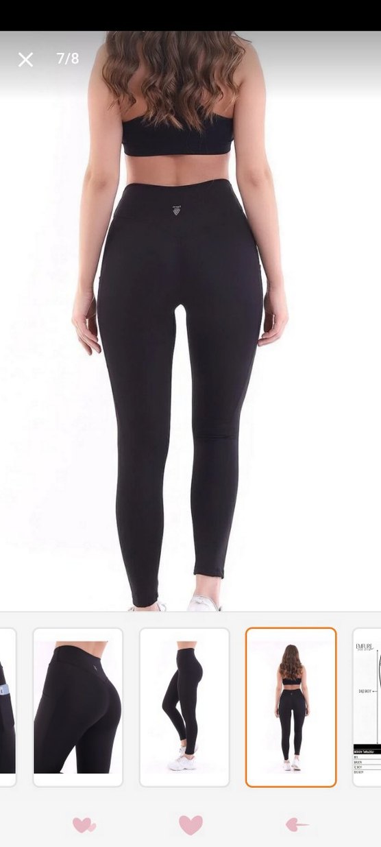 Siyah Spor Kadın Tayt - Görsel 2