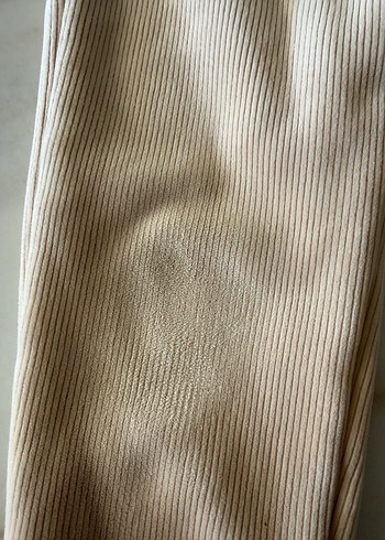 Bej çocuk yumuşak kadife pantolon - Görsel 4