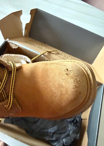 Nubuk Deri Çocuk kar Botu - Görsel 6