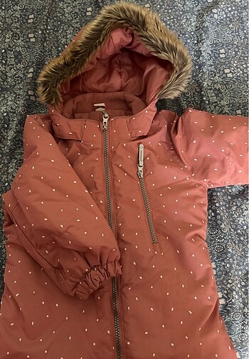 4 Yaş Beden pembe Renk H&M kar tulumu
