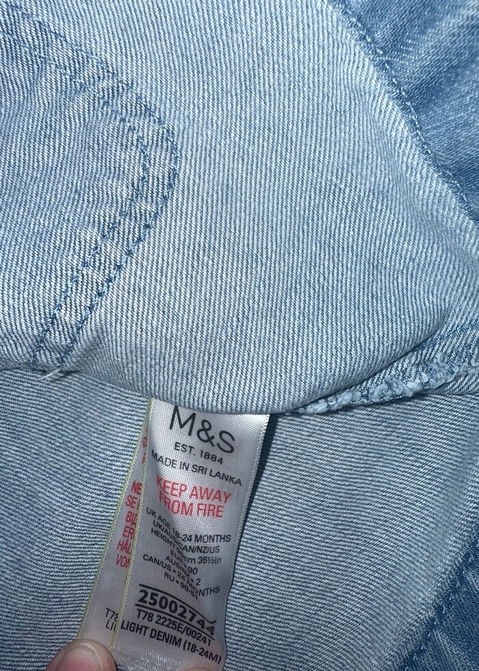 Kız çocuğu denim  jile - Görsel 3