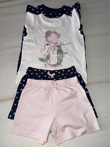 Mothercare kız çocuğu pijama seti