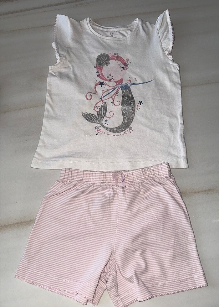 Mothercare kız çocuğu pijama seti - Görsel 2