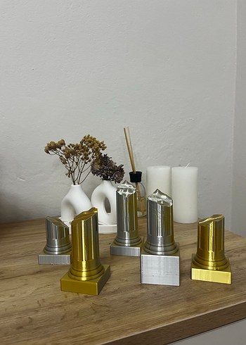 3D Tasarım Sütun Formlu Kartvizitlik / Fotoğraf Tutucu - Görsel 3