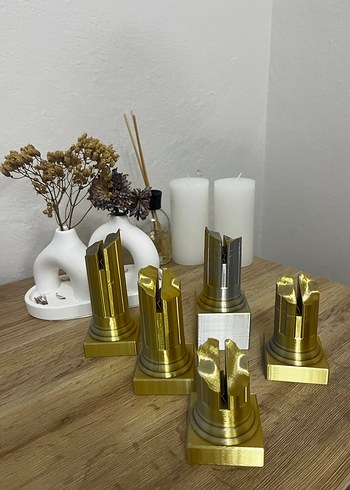 3D Tasarım Sütun Formlu Kartvizitlik / Fotoğraf Tutucu - Görsel 4