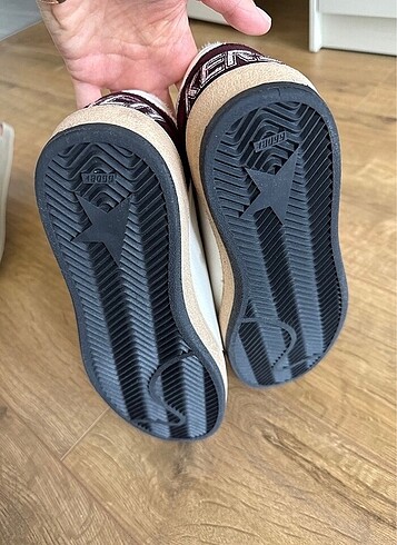 39 Beden Golden Goose Ballstar bordo/beyaz 39